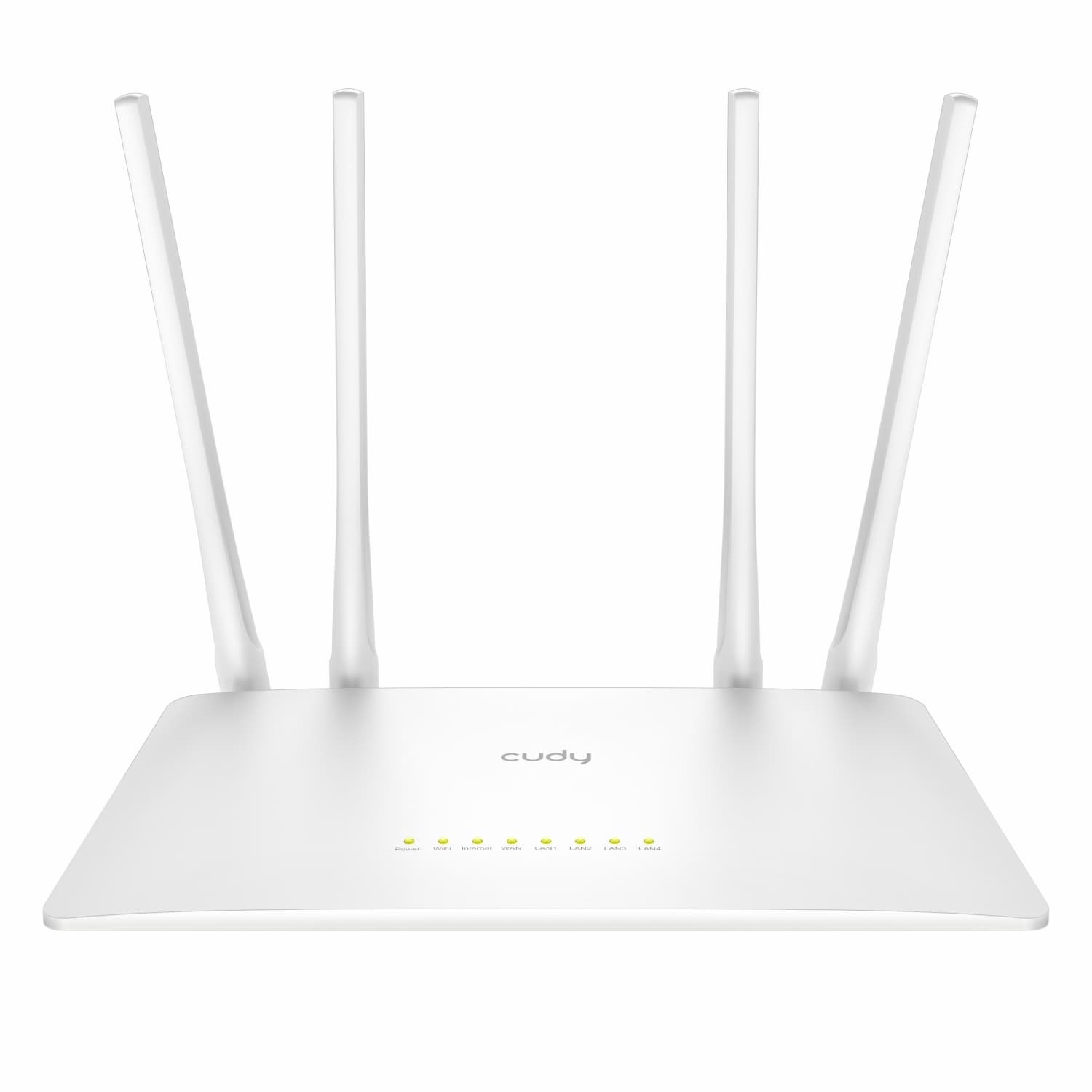 Cudy WR300S 300Mbps 5-Port Wi-Fi 4 Router – White — image 1
