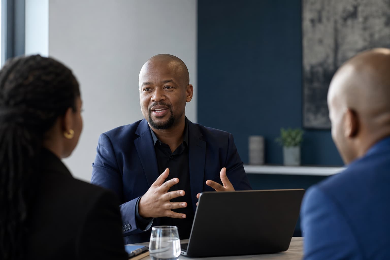 Simukelo Ntshaba, founder and CEO of InnoZanzi, discussing business technology solutions for small businesses in South Africa