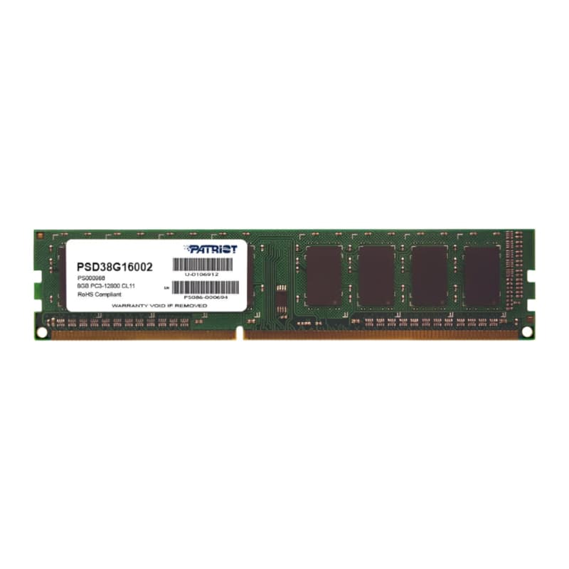 Patriot Signature Line 8GB 1600MHz DDR3 Single Rank Desktop Memory — image 1