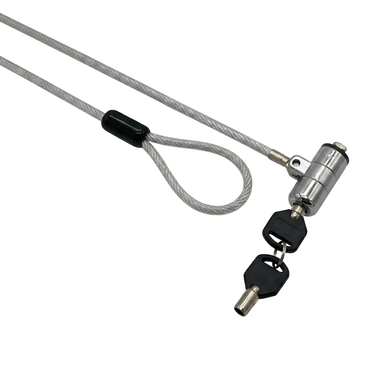 GIZZU 1.8m T-Bar Laptop Cable Lock Master Key Compatible — image 1
