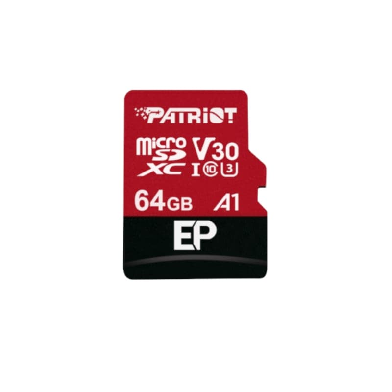 Patriot EP V30 A1 64GB Micro SDXC Card + Adapter — image 1