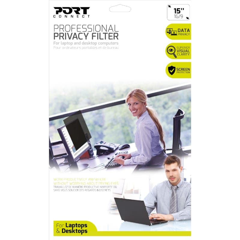 Port Designs Privacy Filter 2D 15.6" Touch Laptop — image 1