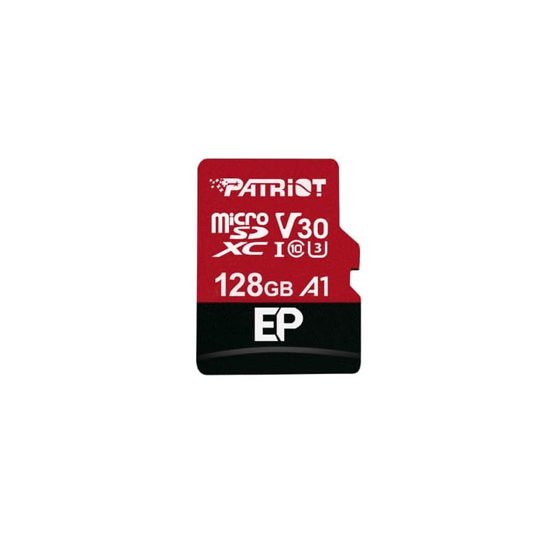 Patriot EP V30 A1 128GB Micro SDXC Card + Adapter — image 1