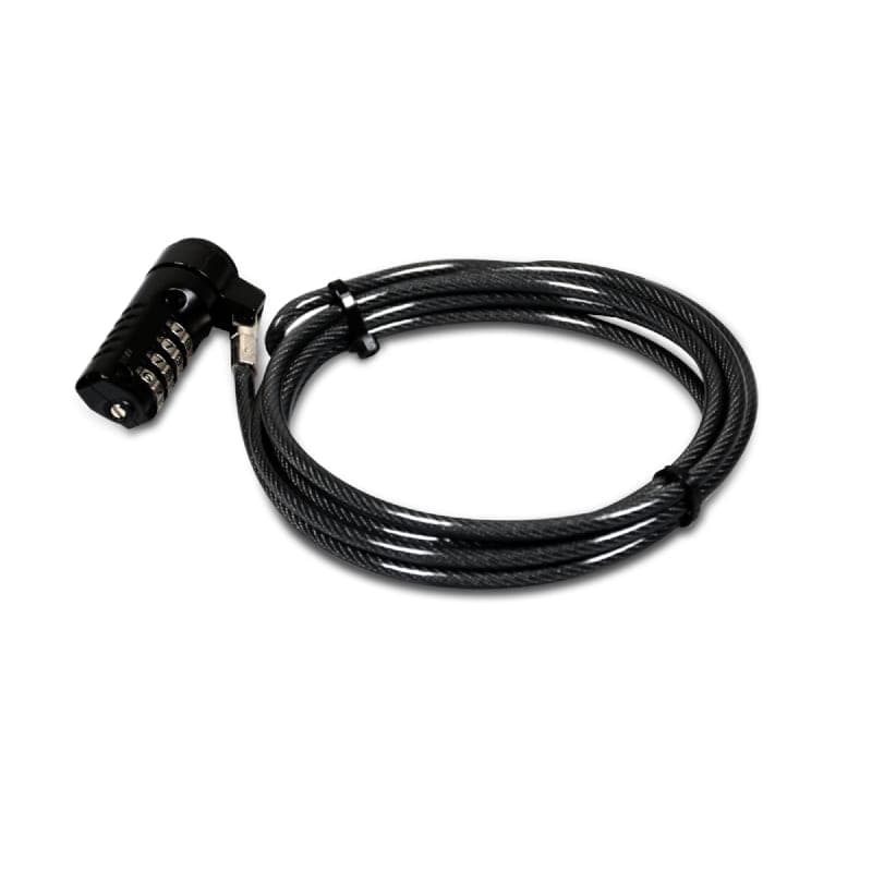 Port Connect 1.8m T-Bar Combination Cable Lock — image 1