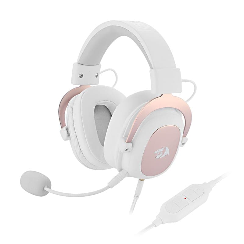 REDRAGON Over-Ear ZEUS 2 USB Gaming Headset - White — image 1