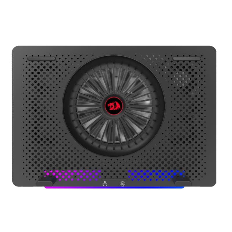 REDRAGON Dual USB 5 Fan RGB Gaming Notebook Stand — image 1
