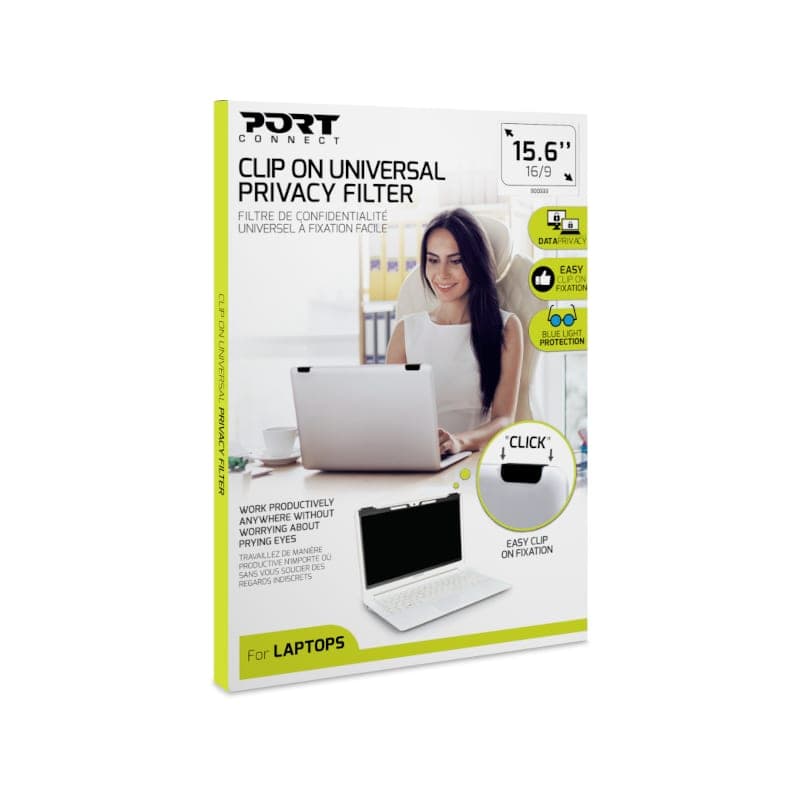 Port Connect 2D Clip On Universal Privacy Filter 15.6" — image 1