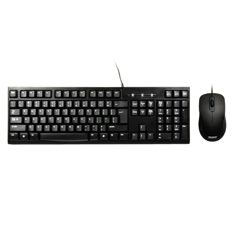 Port Design COMBO Wired Mouse + Keyboard - Black — image 1