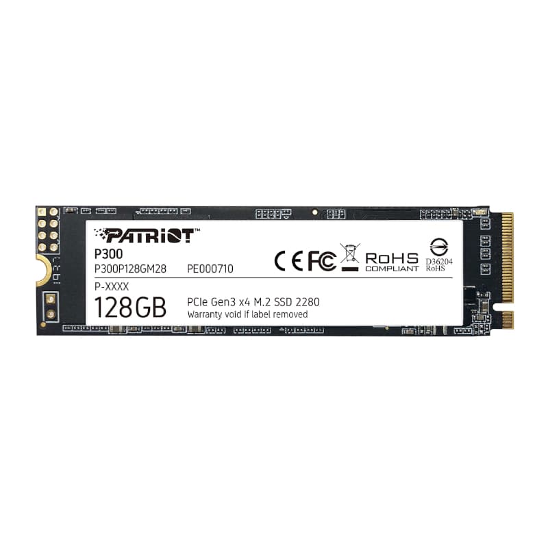 Patriot P300 128GB M.2 PCIe NVMe SSD — image 1