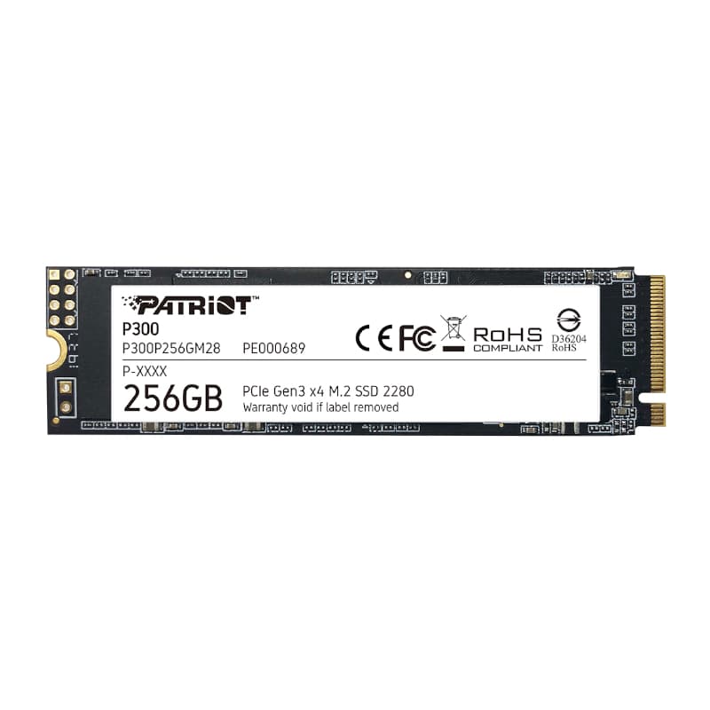 Patriot P300 256GB M.2 PCIe NVMe SSD — image 1