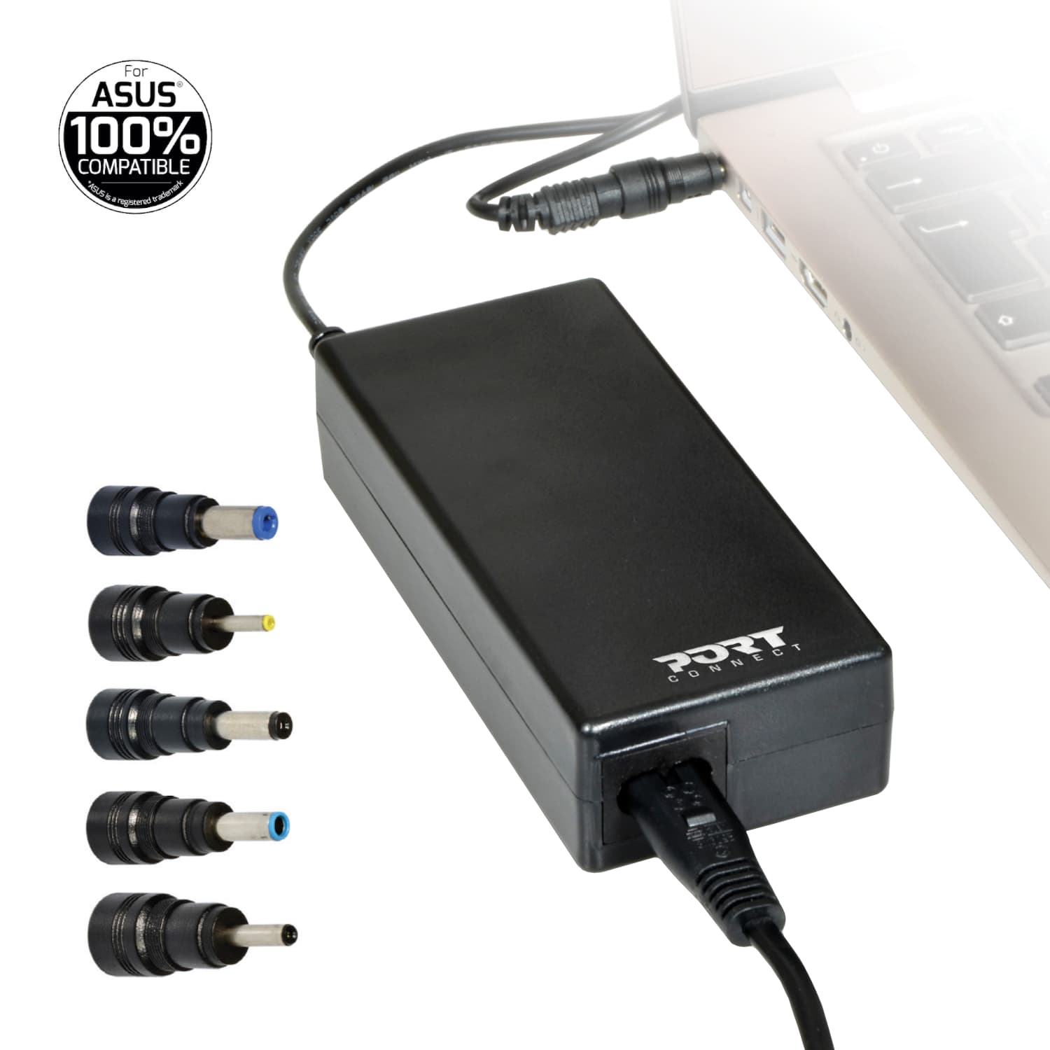 Port Connect 65W Notebook Adapter Asus — image 1