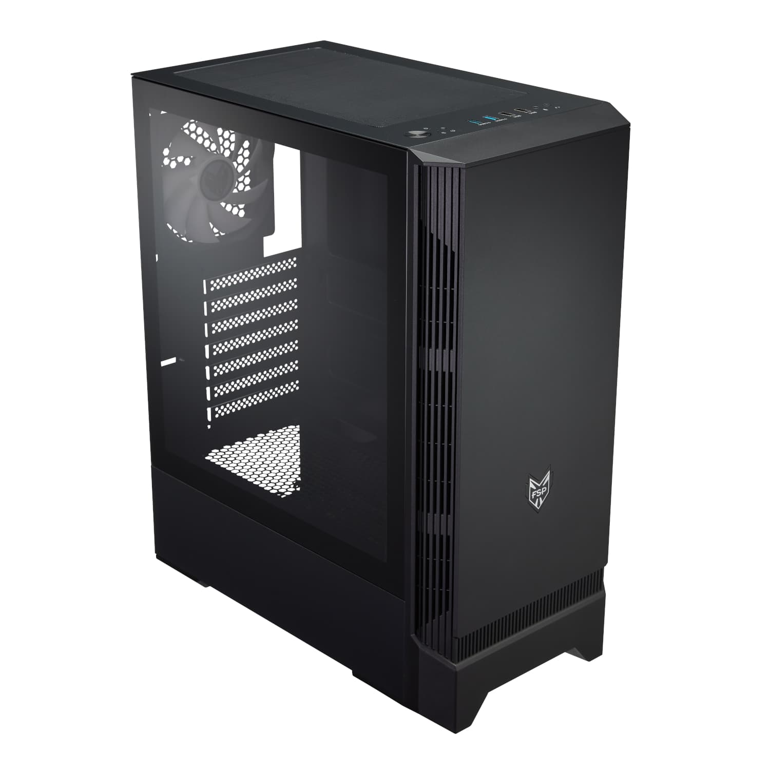 FSP CMT260 ATX Gaming Chassis - Black — image 1
