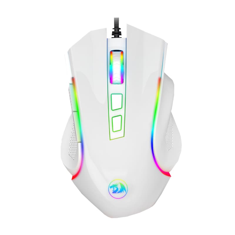 REDRAGON GRIFFIN 7200DPI Gaming Mouse - White — image 1