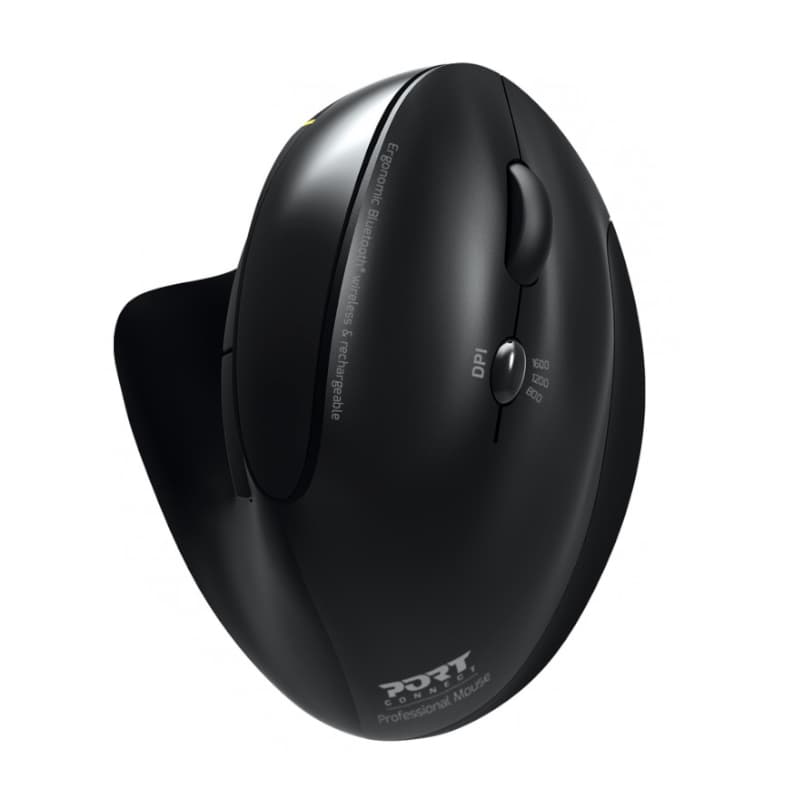 Port Connect Wireless Rechargeable Ergonoc Mouse Bluetooth
- Black — image 1