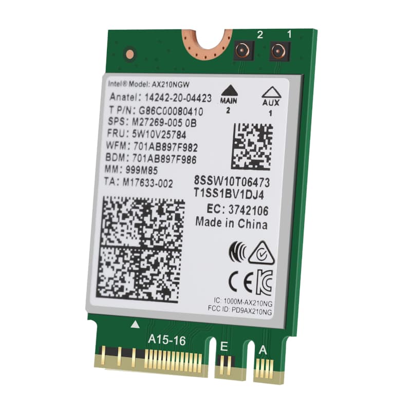 Intel AX210 M.2 Wifi Card Module — image 1