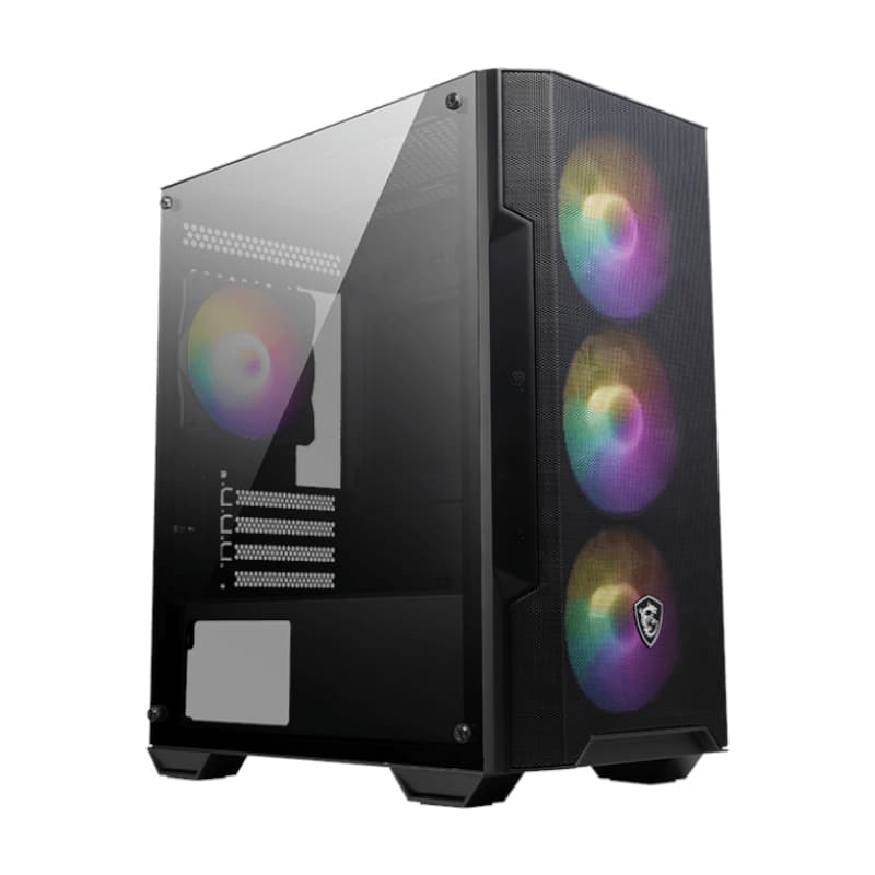 MSI MAG FORGE M100A mATX RGB GAMING CASE — image 1