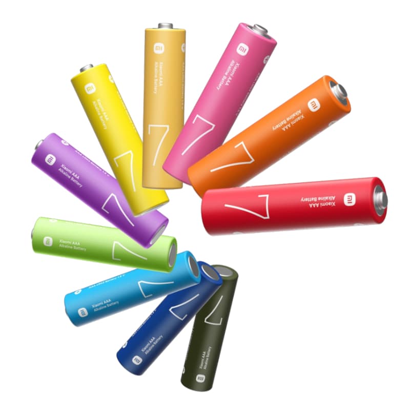 Xiaomi AAA Rainbow Batteries (10 Pack) — image 1