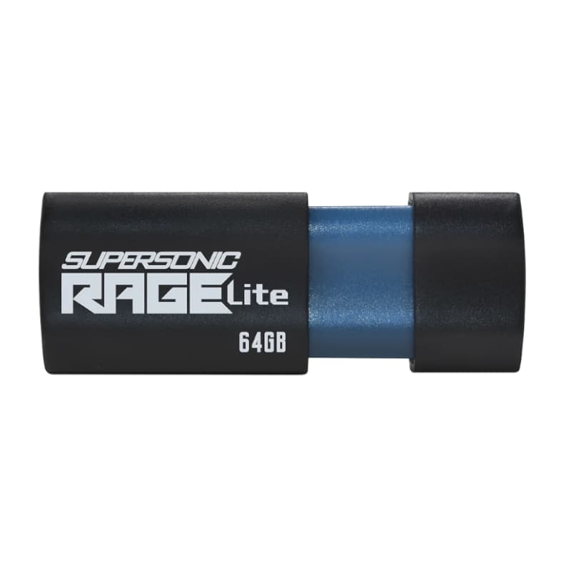 Patriot Rage Lite 64GB USB3.2 Flash Drive - Black — image 1