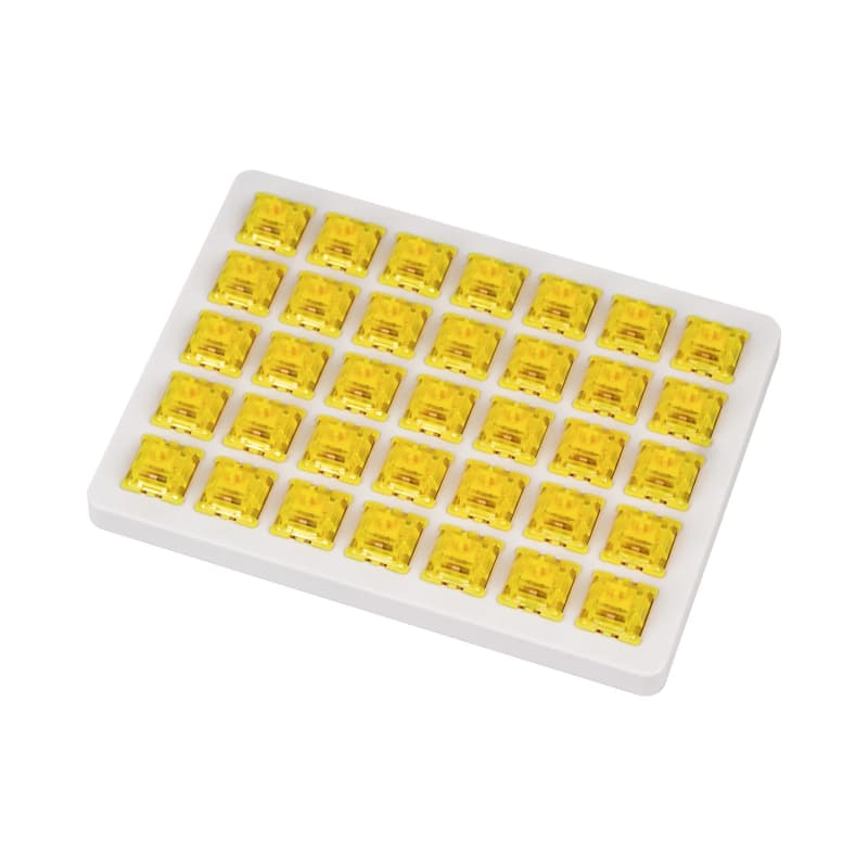 Keychron Yellow Gateron Phantom Switches 110 pcs — image 1