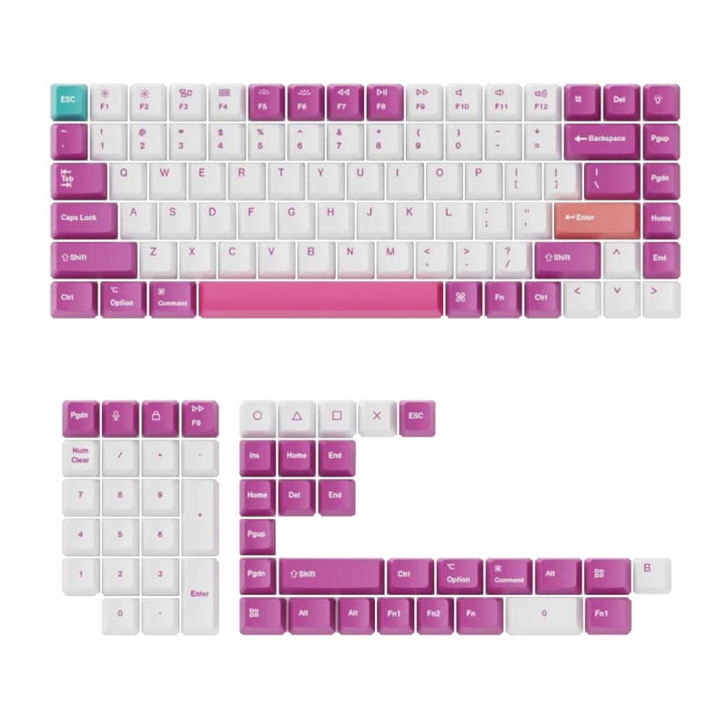 Keychron OEM Dye-Sub PBT Full Set Keycap Set - Unicorn — image 1