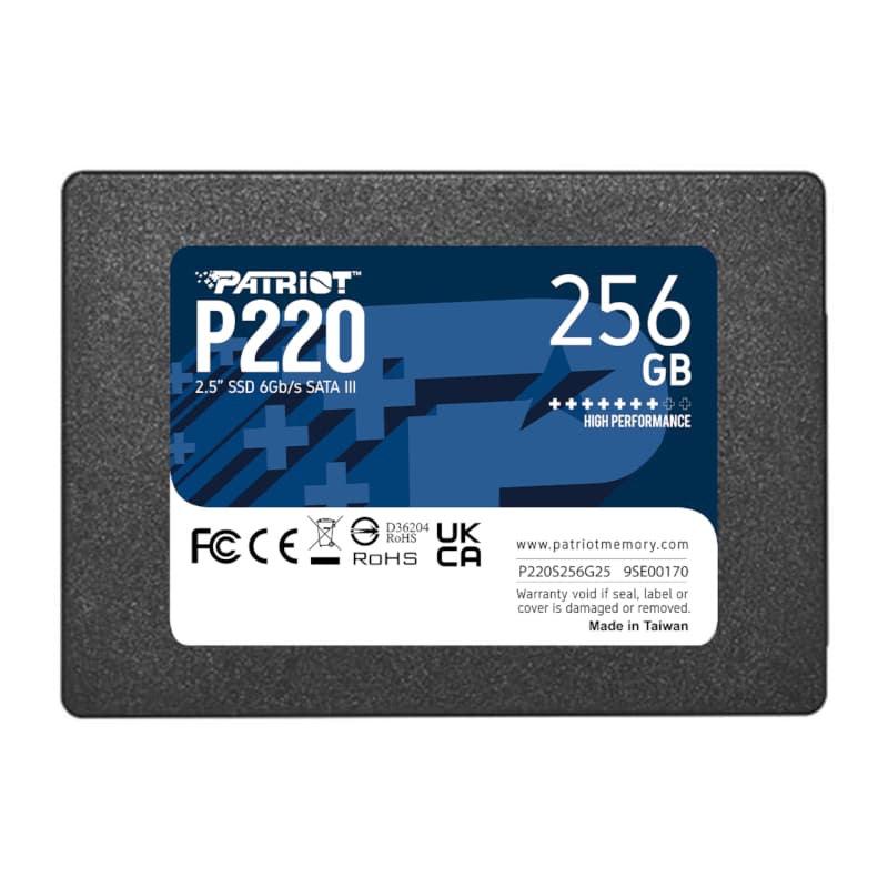 Patriot P220 256GB 2.5" SSD — image 1
