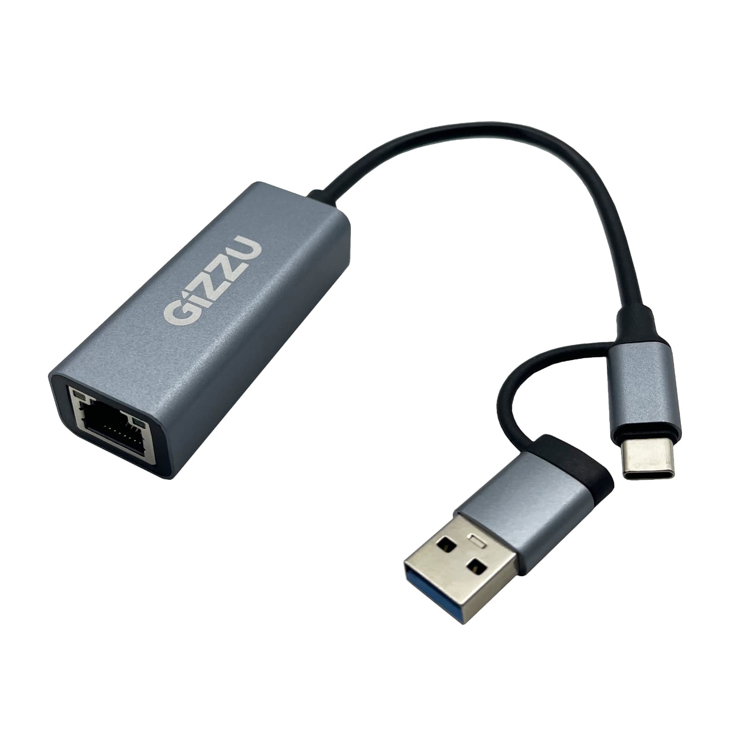 Gizzu High Speed Type-C/A to Gigabit Adapter Poly — image 1