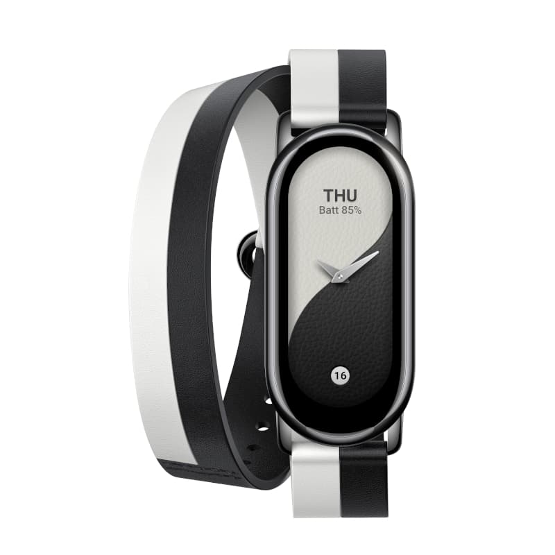 Xiaomi Smart Band 8 Double Wrap Strap - Black and white — image 1