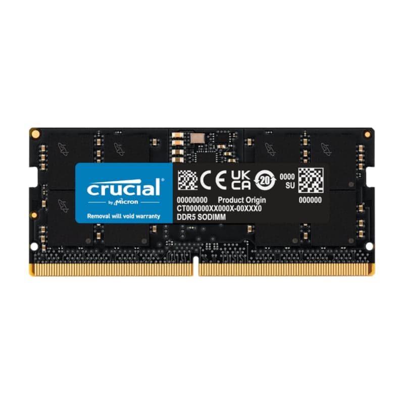 Crucial 8GB 5600MHz DDR5 SODIMM Notebook Memory — image 1