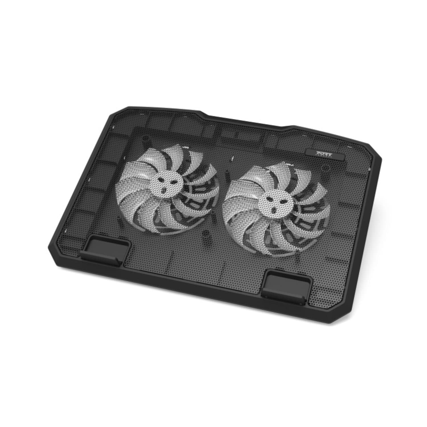 Port Ergonomic Notebook Cooler Pro, with Dual Fans and USB Ports — image 1