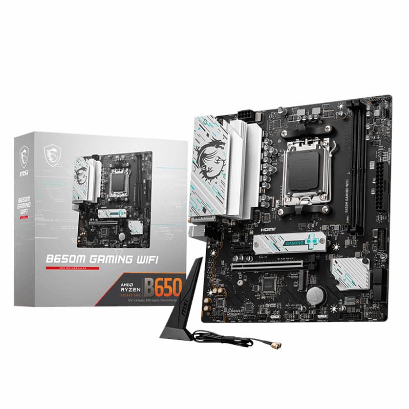 MSI B650M GAMING WIFI AMD AM5 mATX Gaming Motherboard — image 1