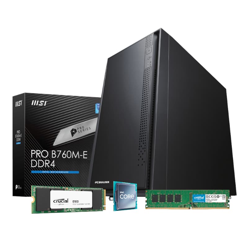 PCBuilder Intel i7-12700 HOME MASTER Windows 11 Desktop PC — image 1