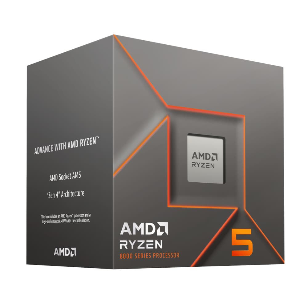 AMD RYZEN 5 8400F 6-Core 4.2GHZ AM5 CPU — image 1