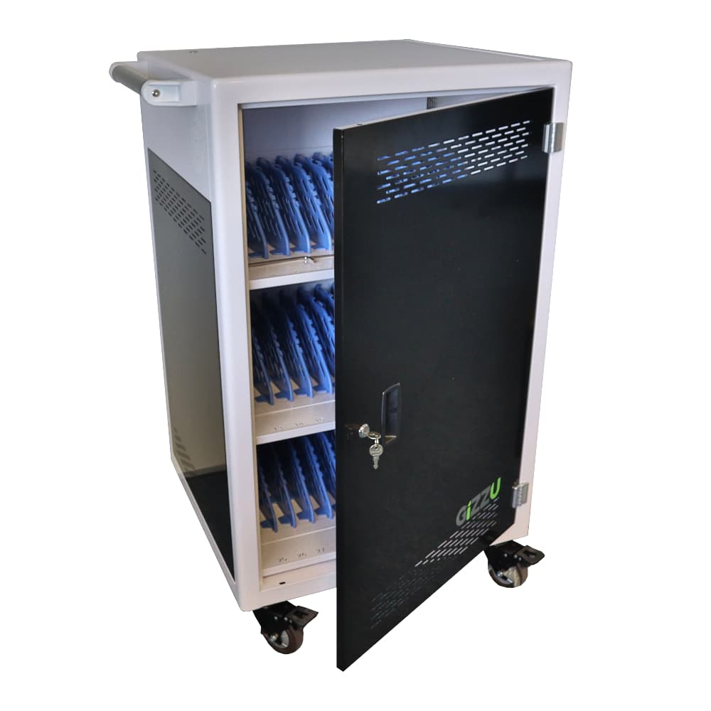 Gizzu 36 Bay Type-C Storage Charging Trolley for 15.6" Laptops — image 1