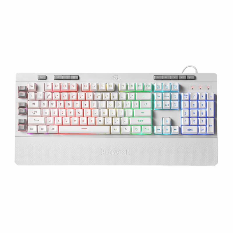 REDRAGON SHIVA Membrane Keyboard - White — image 1