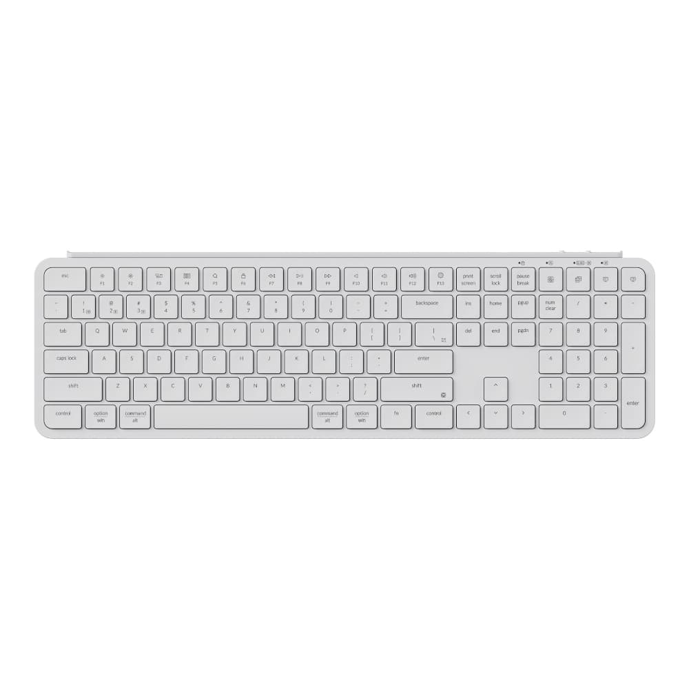 Keychron B6 Pro Ultra-Slim 100% Wireless Keyboard – Ivory White — image 1