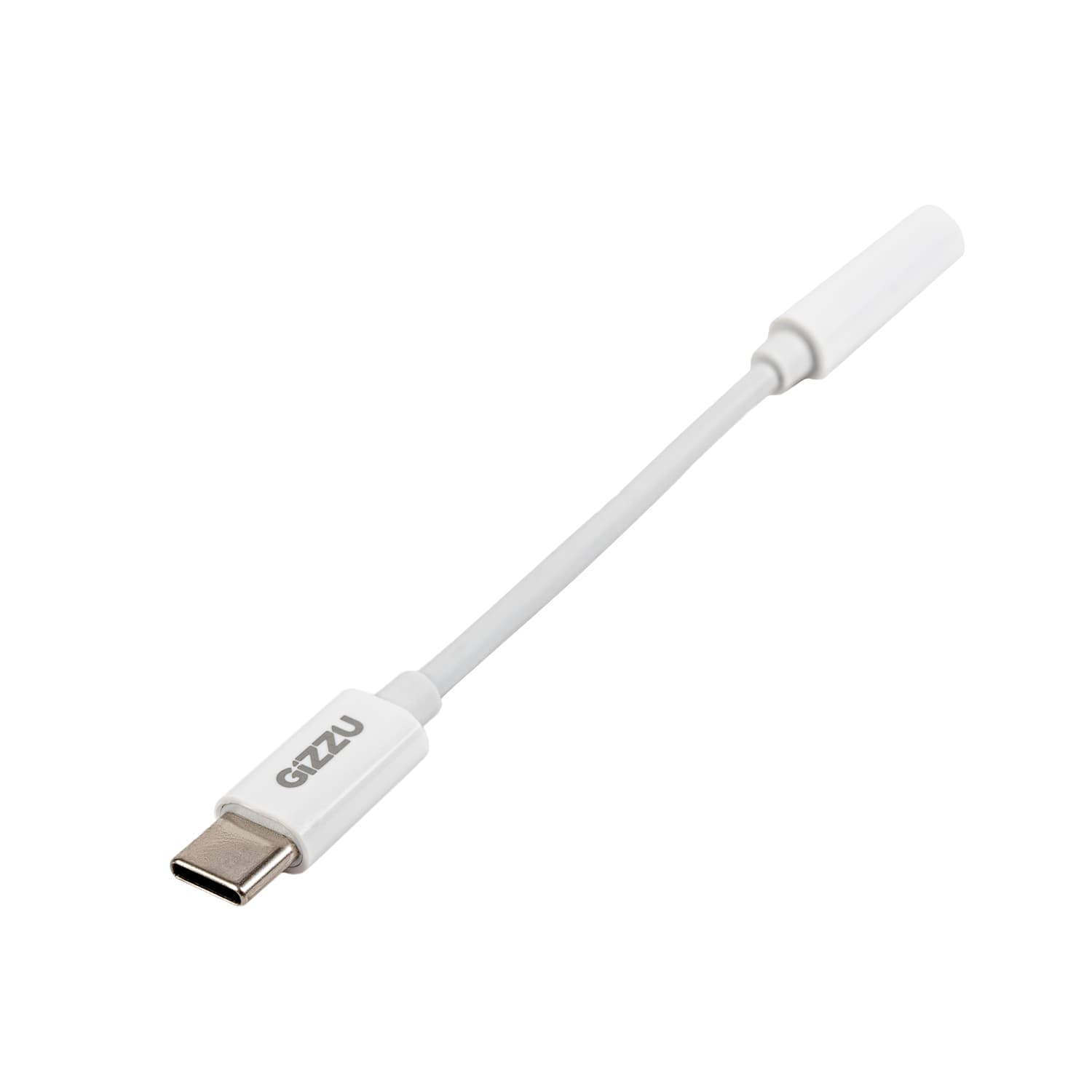 Gizzu USB Type-C to 3.5mm AUX Audio Adapter - White — image 1