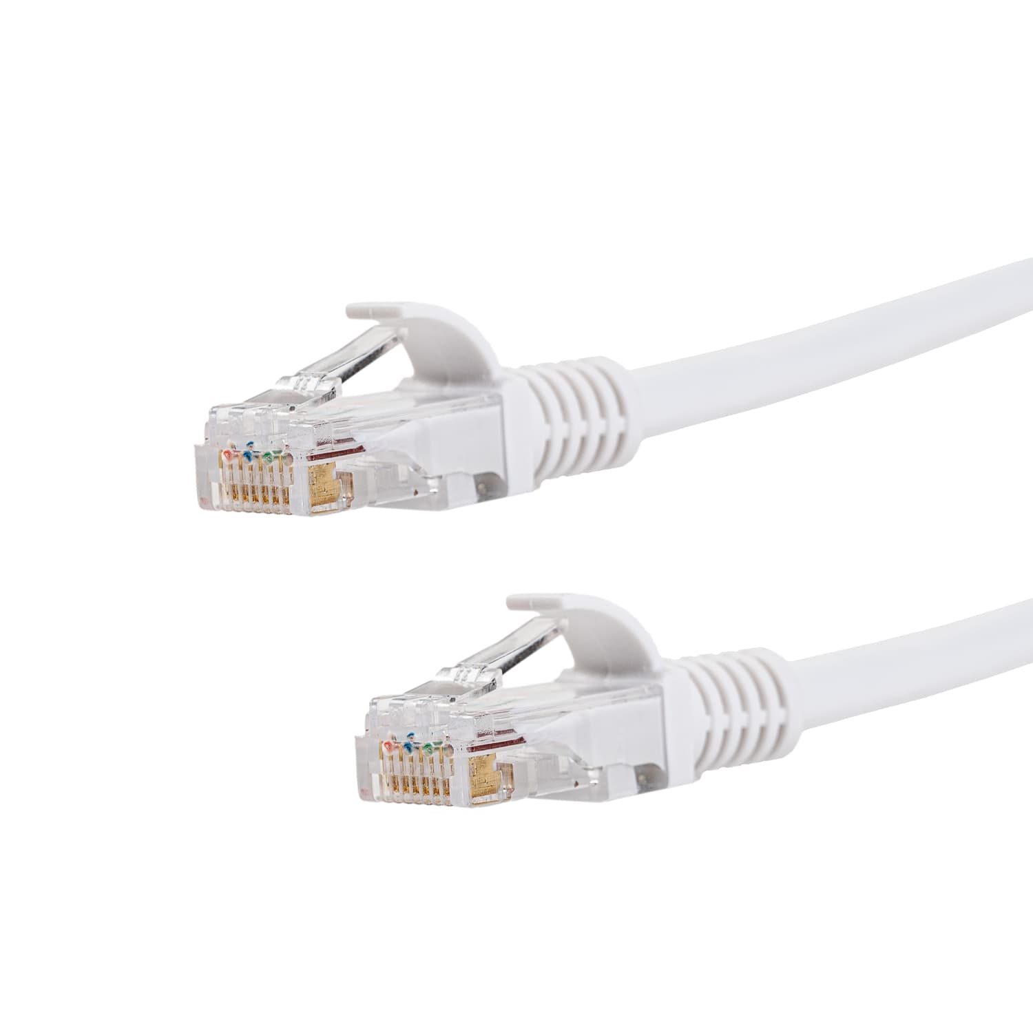 Gizzu Cat6 UTP Fly Lead Ethernet Network Cable 20cm - White — image 1