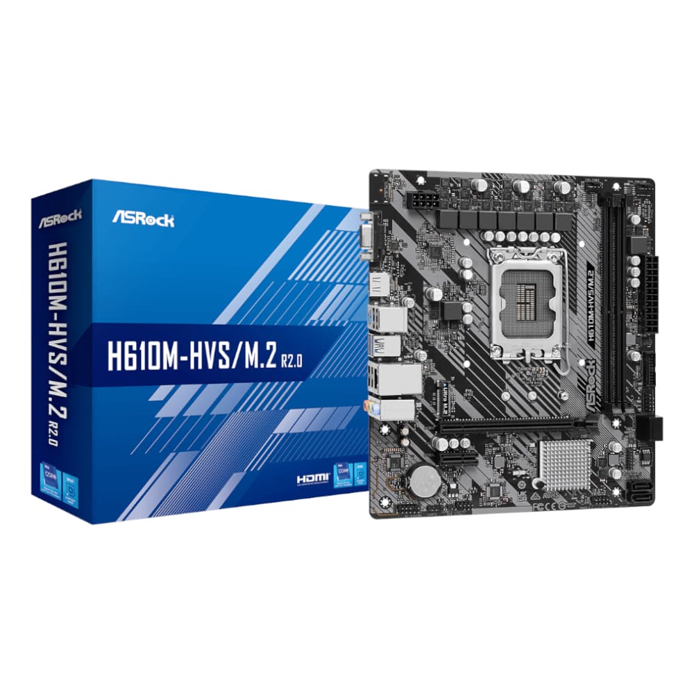 ASRock H610M-HVS/M.2 R2.0 Intel LGA 1700 m-ATX Motherboard — image 1
