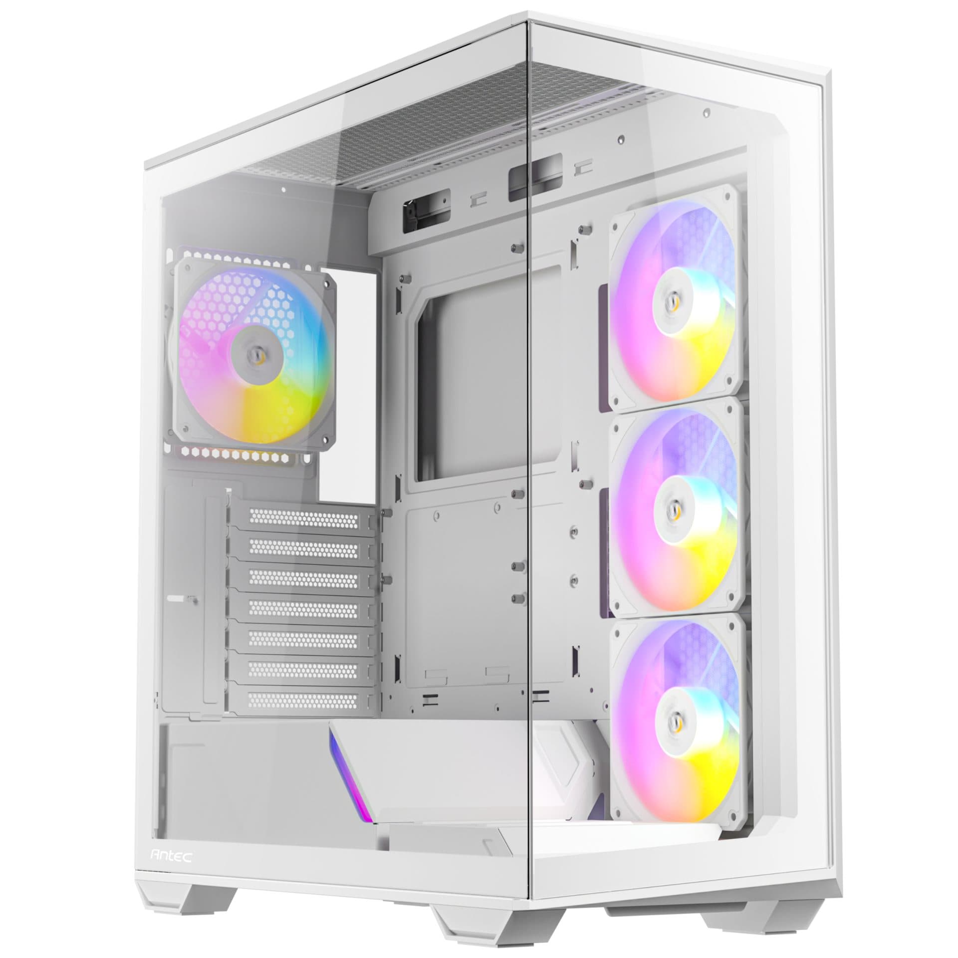 Antec C3 ARGB ATX | Micro-ATX | ITX ARGB Mid-Tower Gaming Chassis – White — image 1