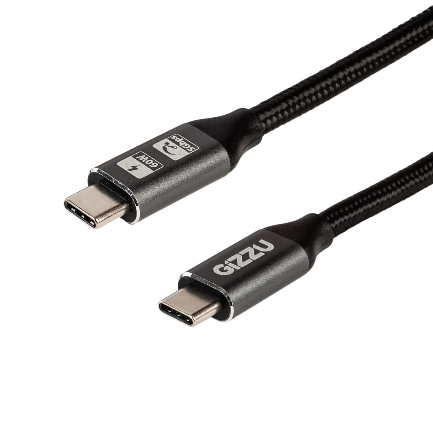 GIZZU 60W 5Gbps Type-C 2m Cable — image 1