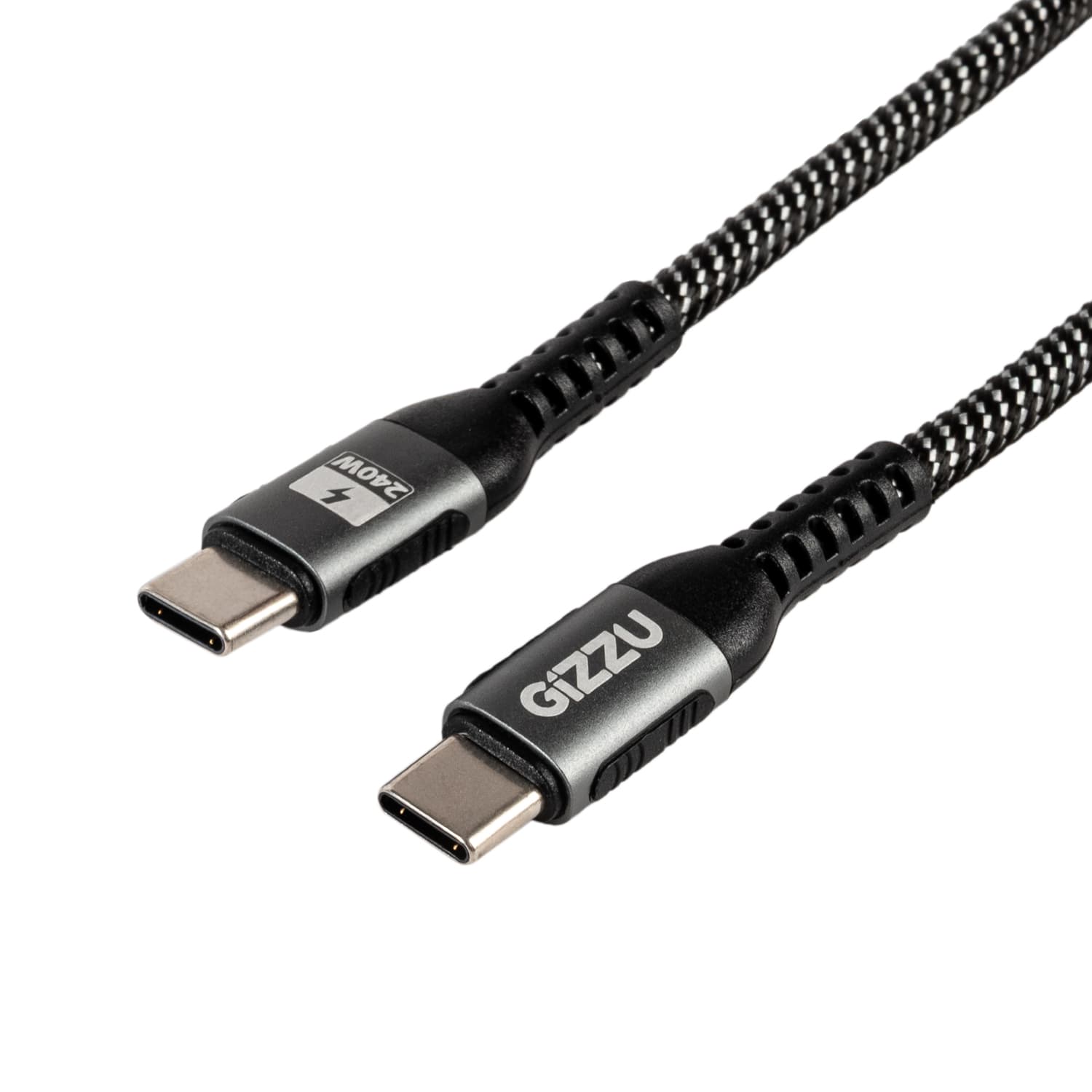 GIZZU 240W 480Mbps Type-C 1m Cable — image 1