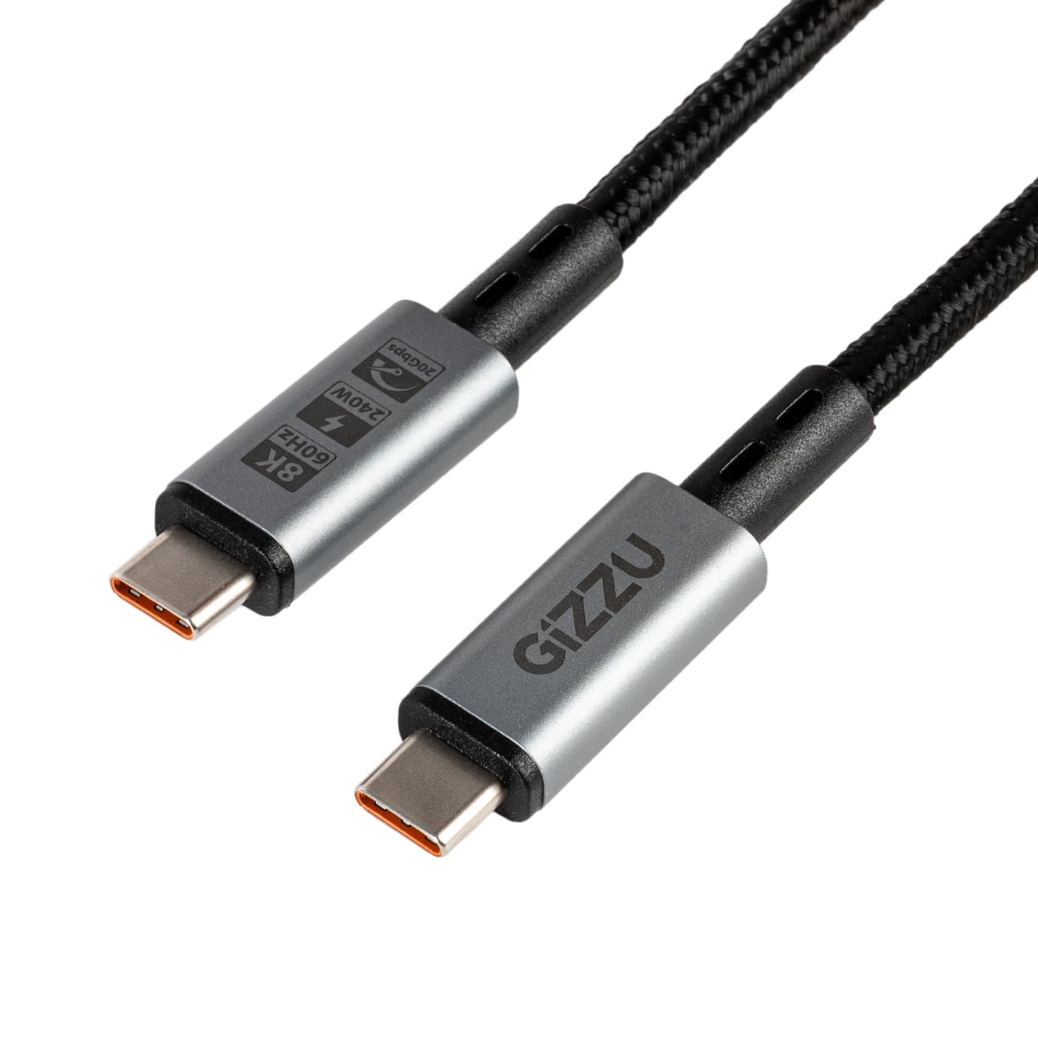 GIZZU 240W 20Gbps Type-C 1m Cable — image 1