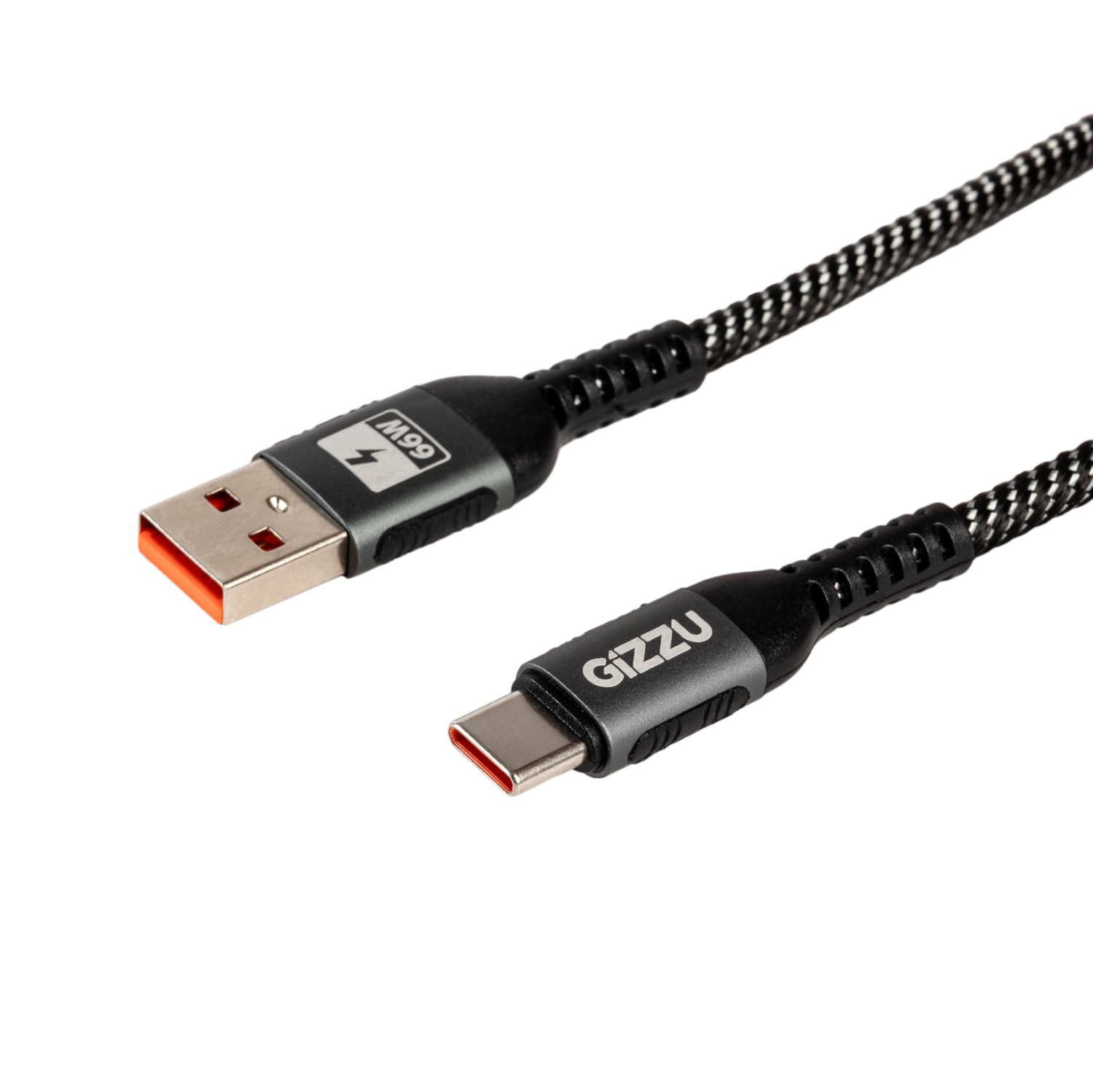 GIZZU 66W 480Mbps USB to Type-C 2m Cable — image 1