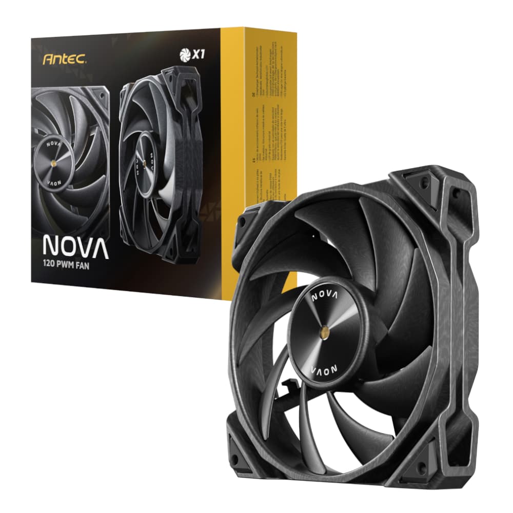 Antec NOVA 120 PWM Fan with Speed Controller - Black — image 1