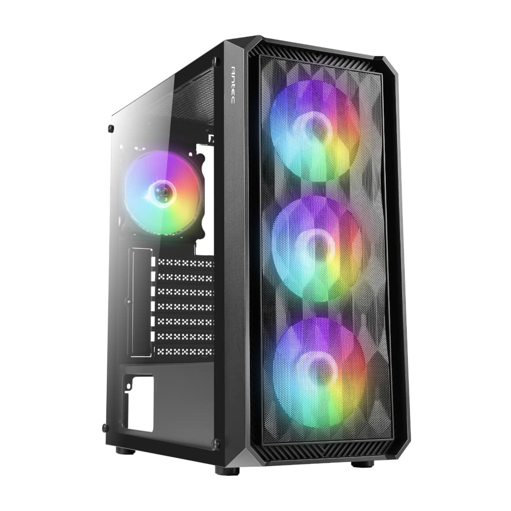 Antec NX292 ATX | Micro-ATX | ITX ARGB Mid-Tower Gaming Chassis - Black — image 1
