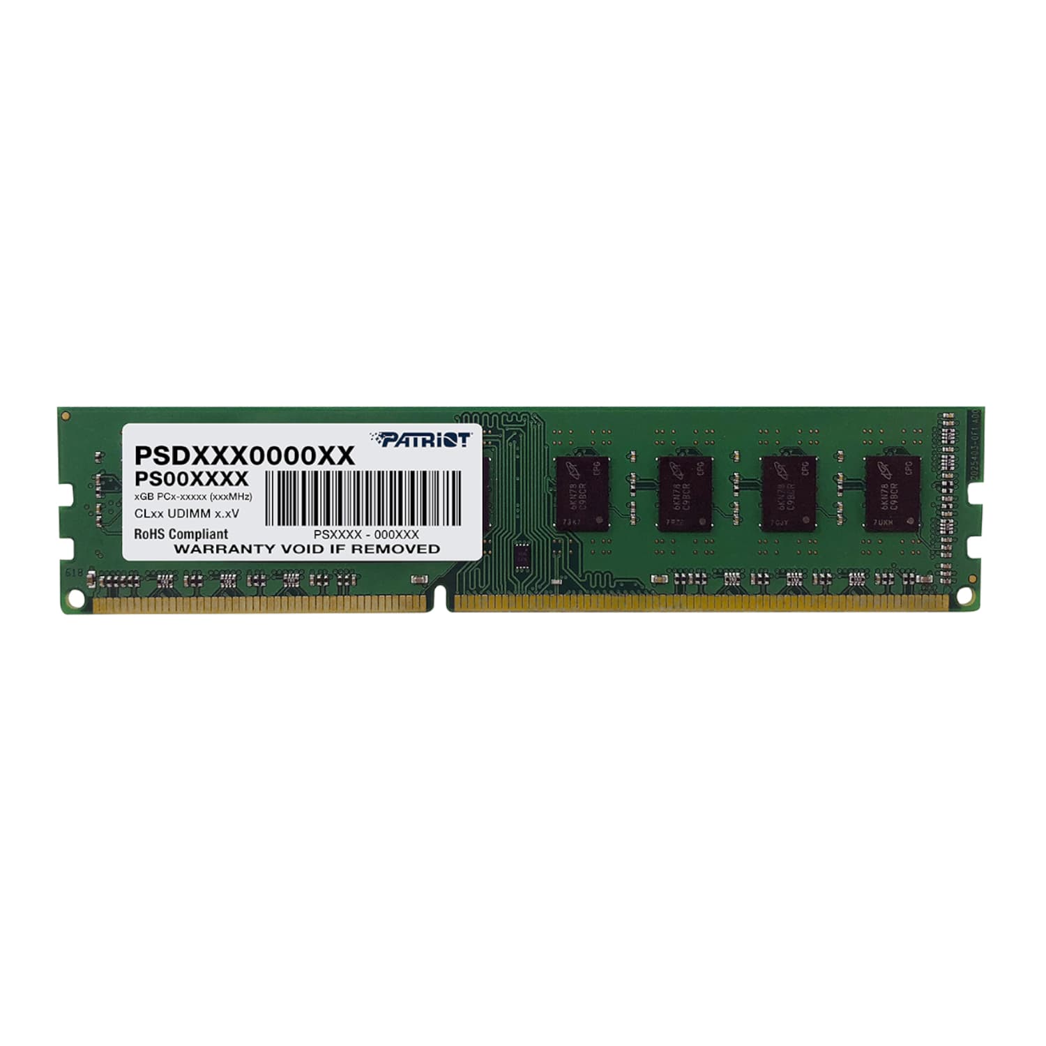 Patriot Signature Line 4GB 1600MHz DDR3L Single Rank Desktop Memory — image 1