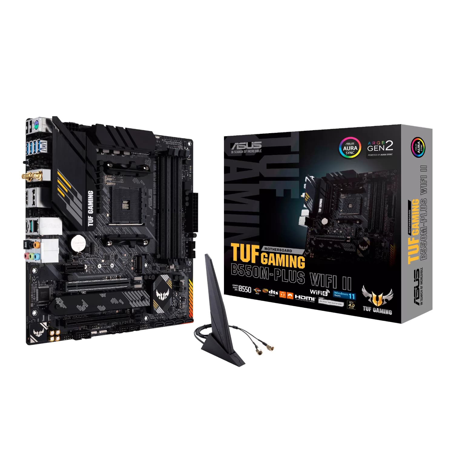 Asus TUF GAMING B550M-PLUS WIFI II mATX Gaming Motherboard — image 1
