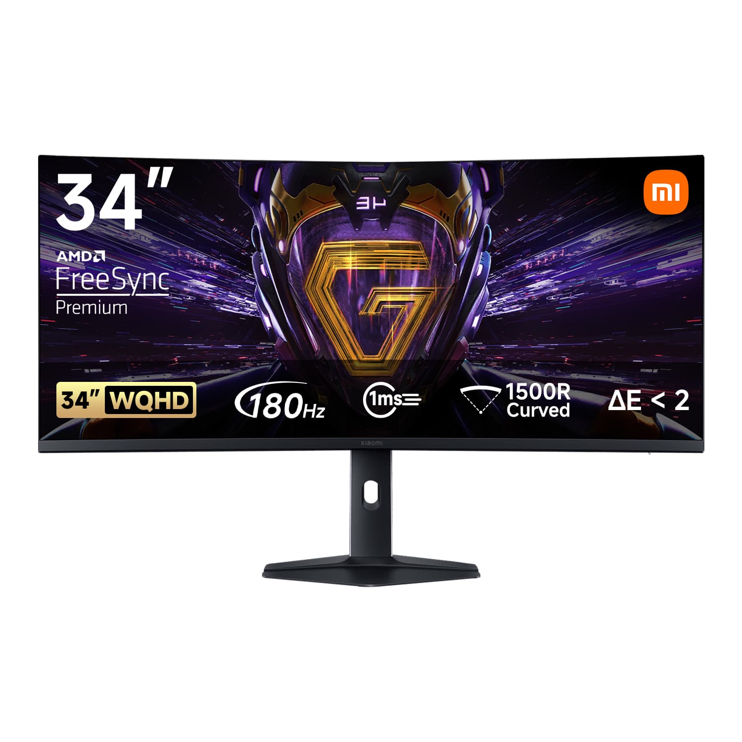 Xiaomi G34WQi 34" 1440p UltraWide VA Curved Gaming Monitor (180Hz, 1ms) — image 1