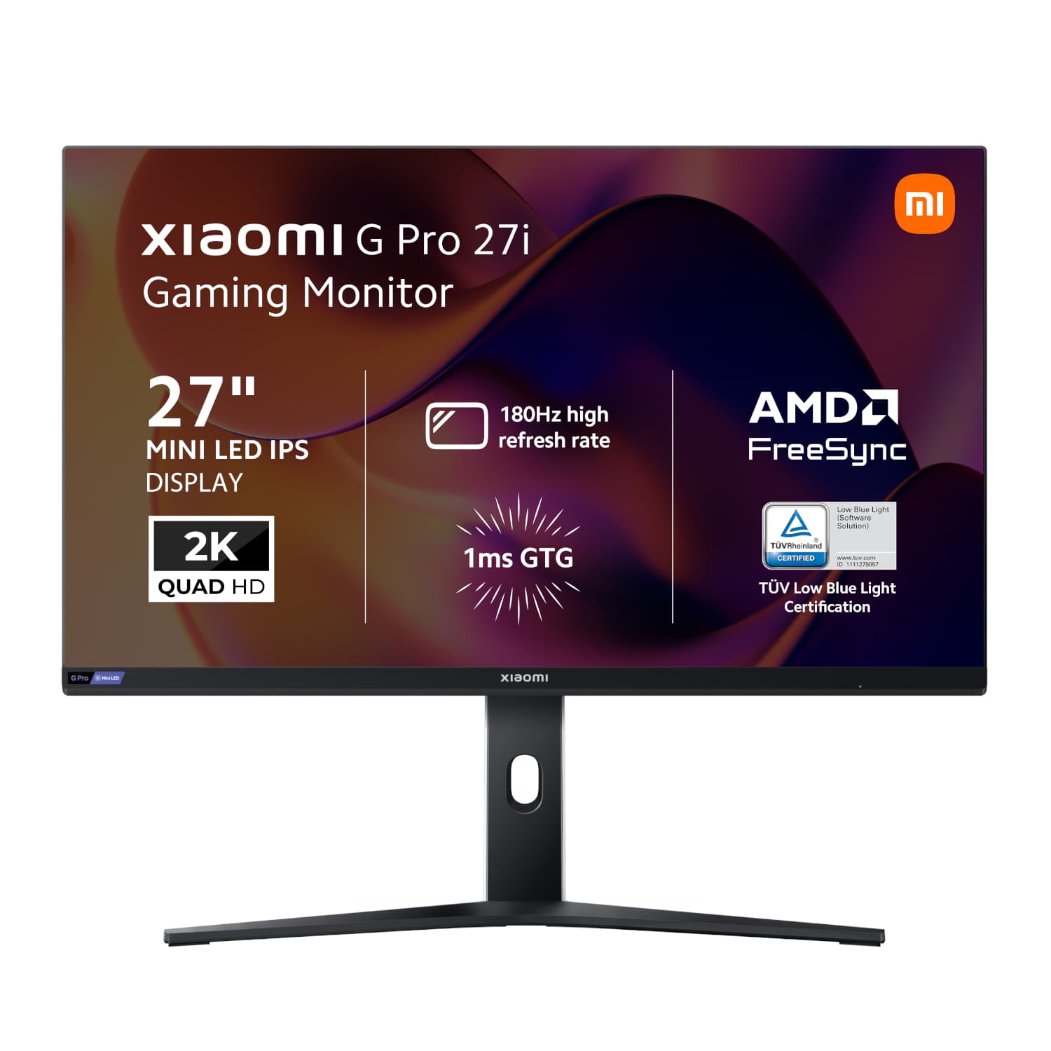 Xiaomi G Pro 27i 27" 2K 1440p Mini LED IPS Gaming Monitor (180Hz, 1ms) — image 1
