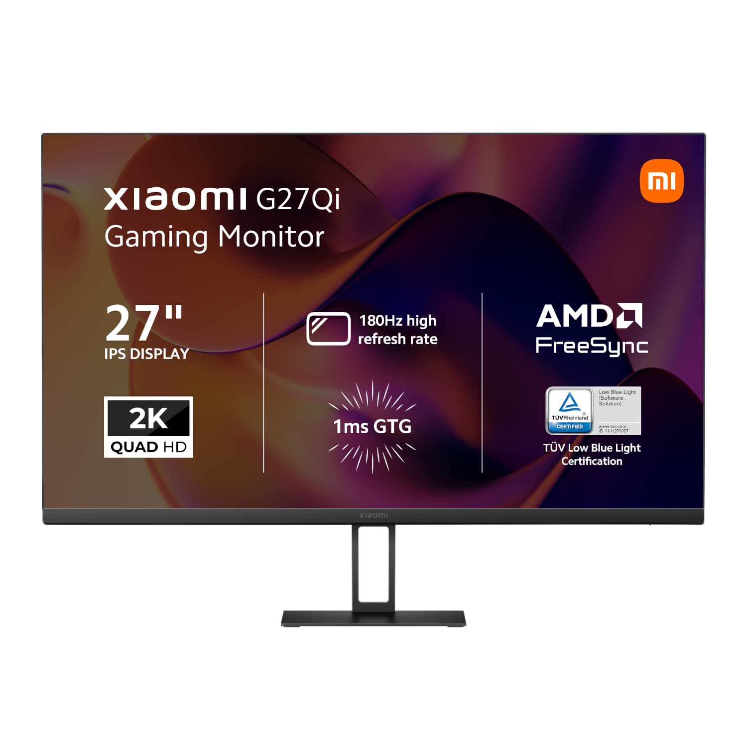 Xiaomi G27Qi 27" 2K 1440p IPS Gaming Monitor (180Hz, 1ms) — image 1